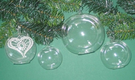 Boule en verre avec ouverture