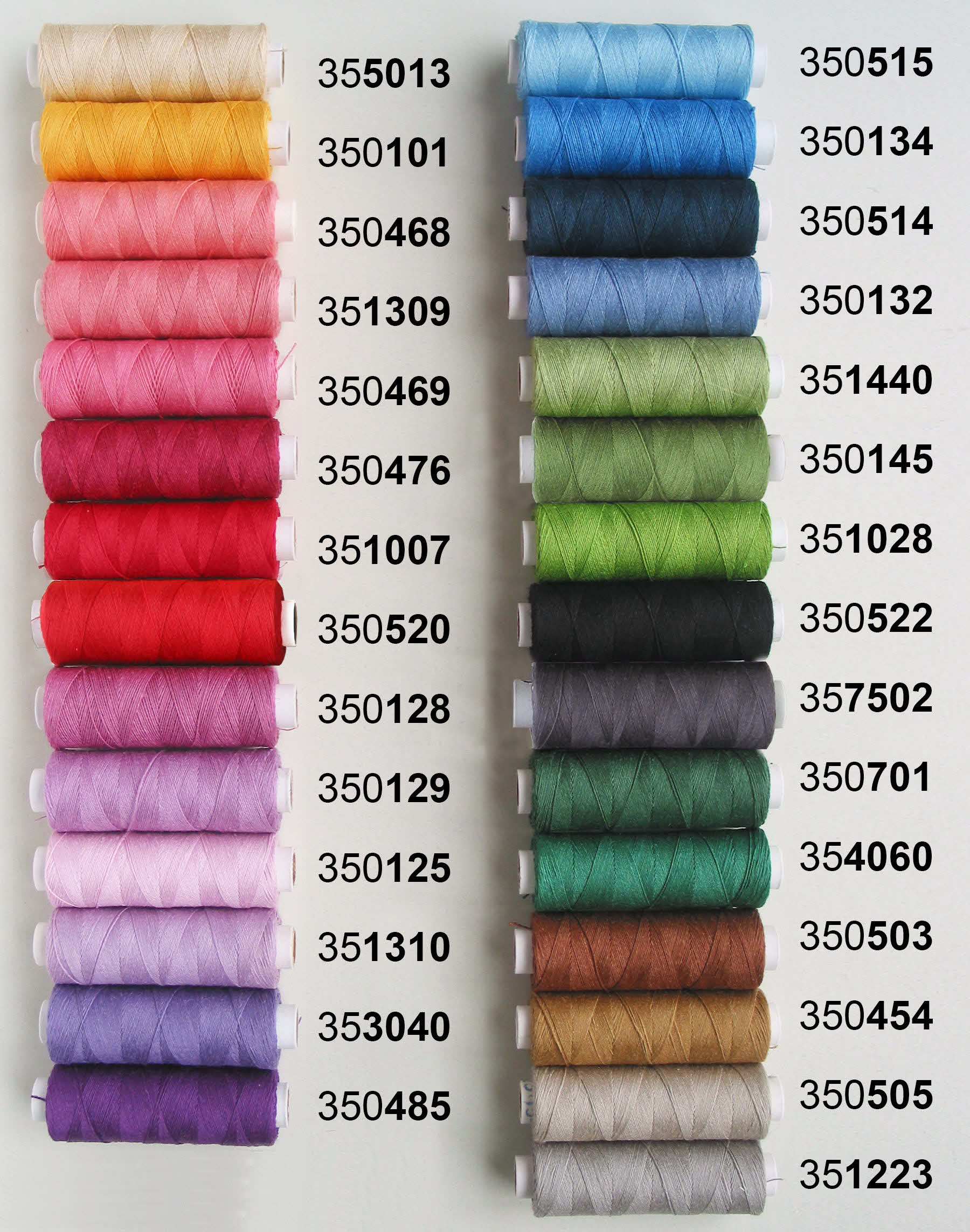 fil de lin 35/2 en couleur 